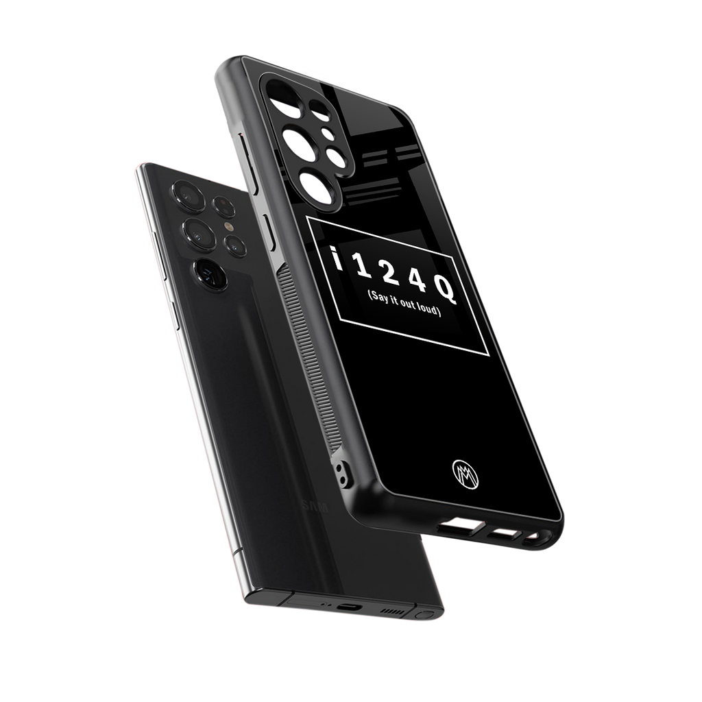 i124q back phone cover | glass case for samsung galaxy s25 ultra