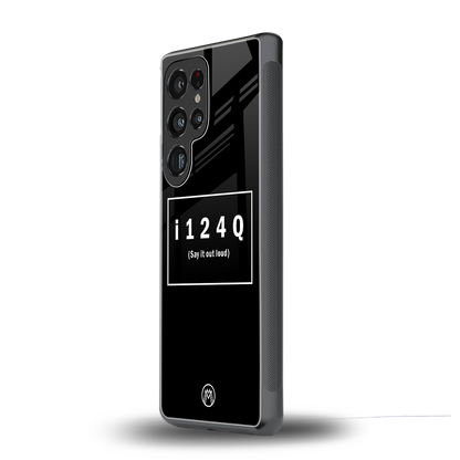 i124q back phone cover | glass case for samsung galaxy s25 ultra