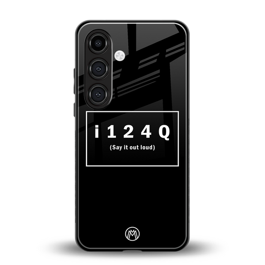 i124q back phone cover | glass case for samsung galaxy s23 plus