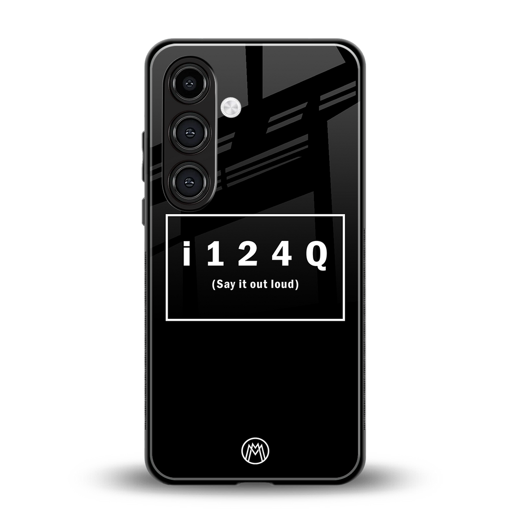 i124q back phone cover | glass case for samsung galaxy s24 plus