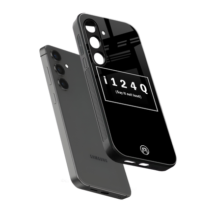 i124q back phone cover | glass case for samsung galaxy s24 fe