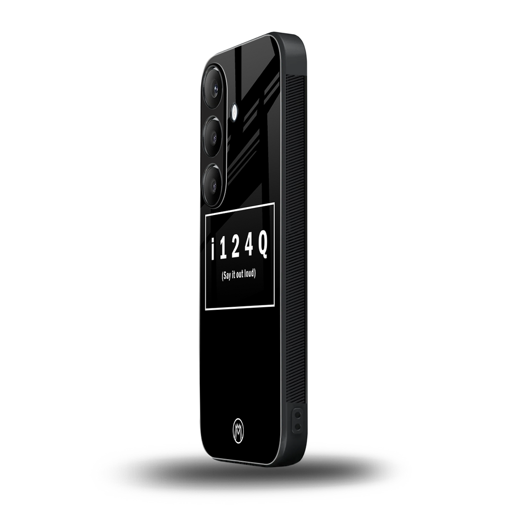 i124q back phone cover | glass case for samsung galaxy s25 plus