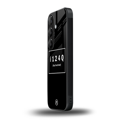 i124q back phone cover | glass case for samsung galaxy s24 fe