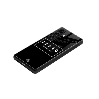 i124q back phone cover | glass case for samsung galaxy s24 fe