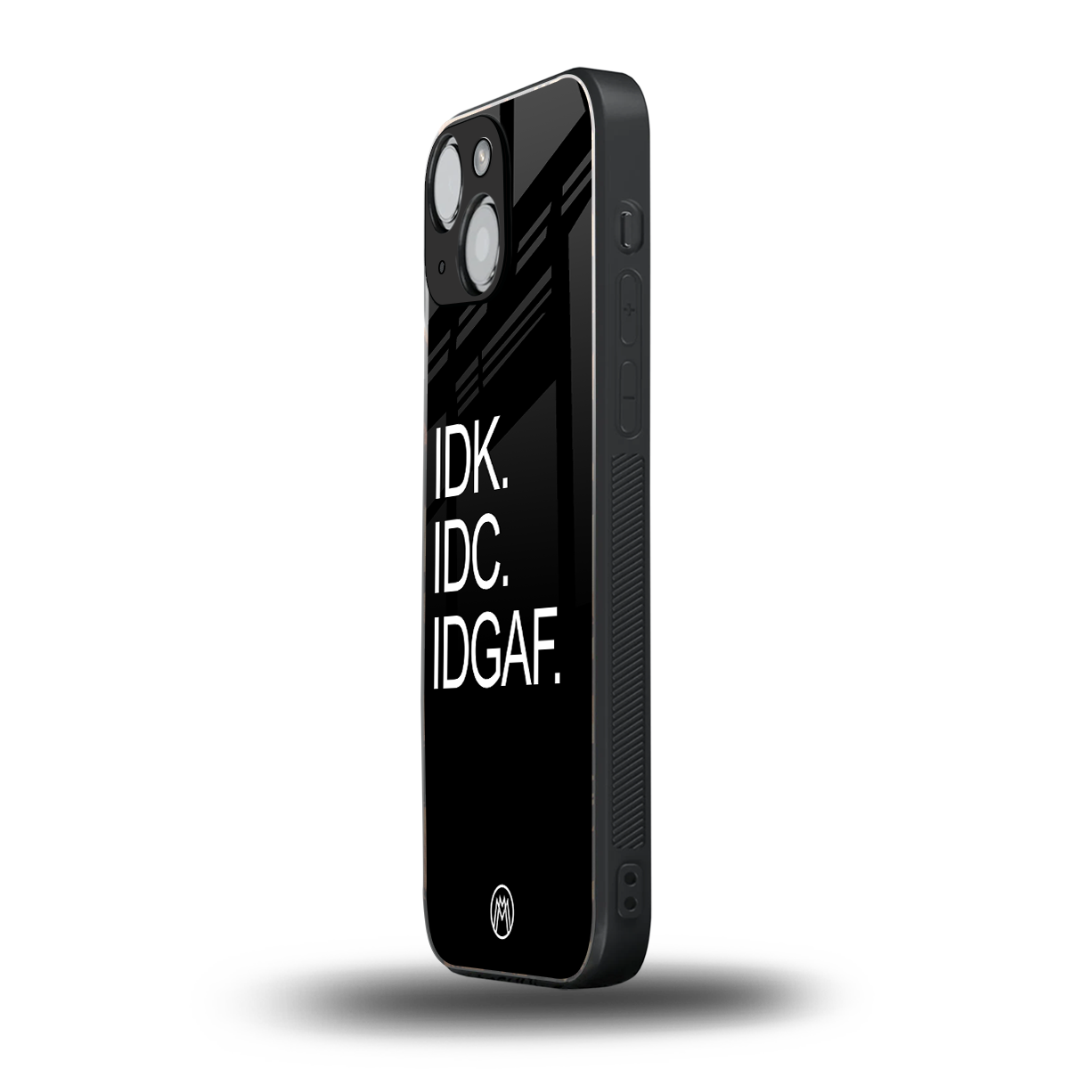 idgaf back phone cover | glass case for iphone 13 mini
