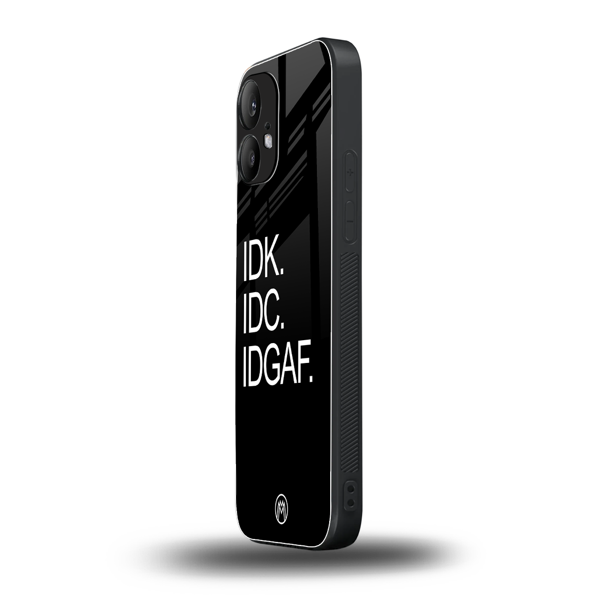 idgaf back phone cover | glass case for nothing phone 2