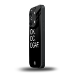 idgaf back phone cover | glass case for oneplus nord 3