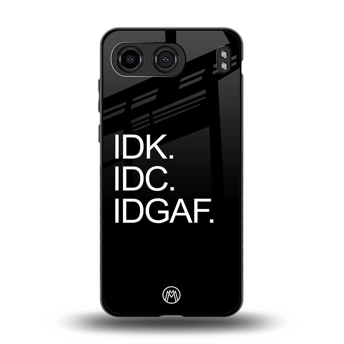 idgaf back phone cover | glass case for oneplus nord 4