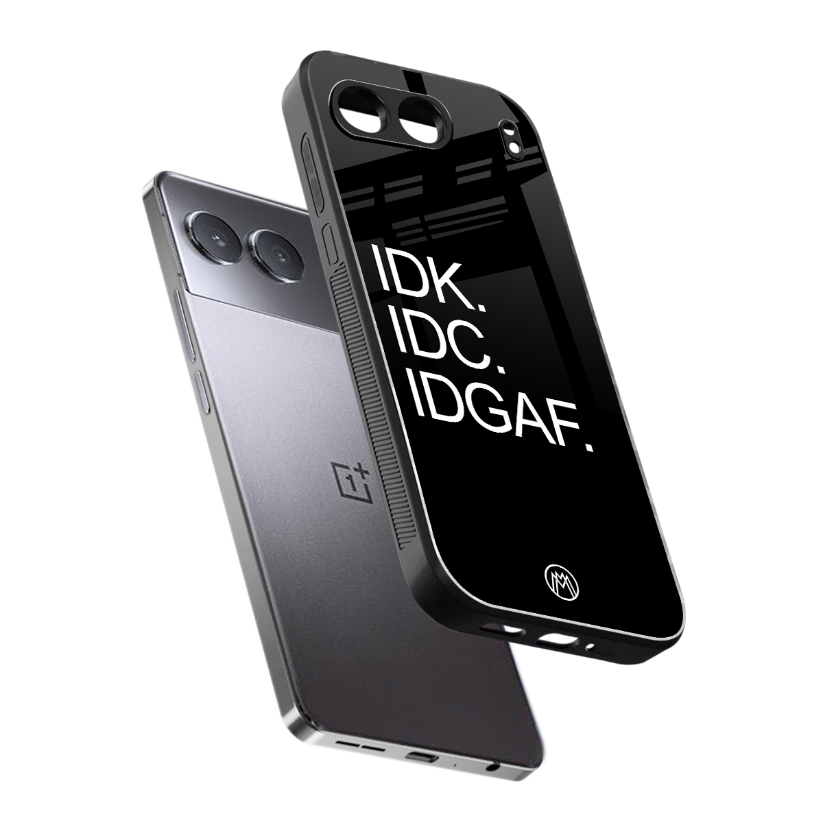 idgaf back phone cover | glass case for oneplus nord 4