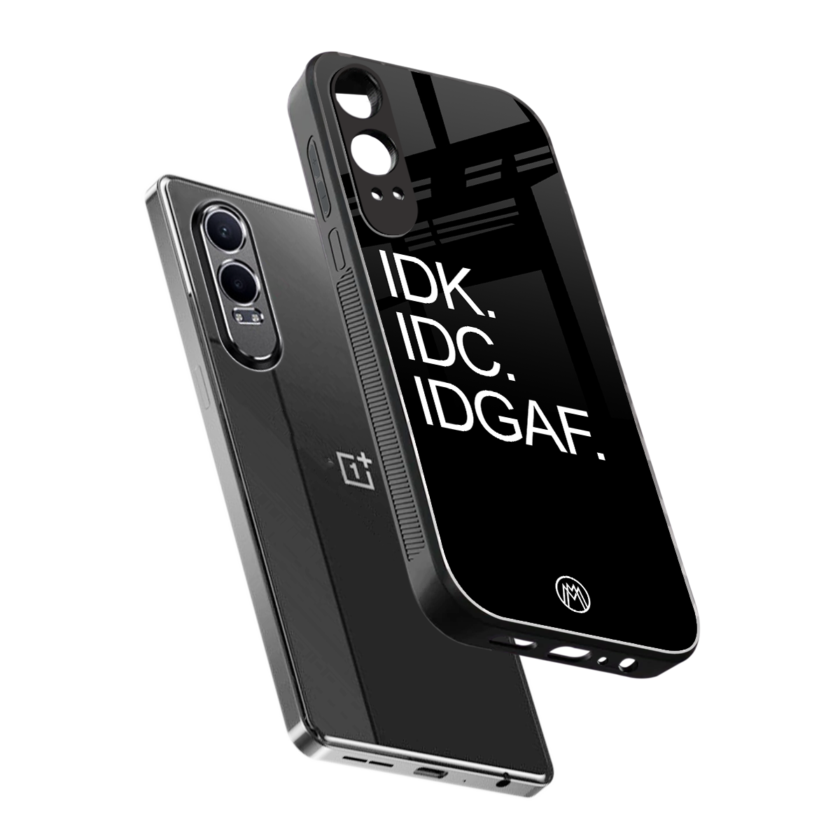 idgaf back phone cover | glass case for oneplus nord ce 4 lite