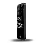 idgaf back phone cover | glass case for oneplus nord ce 4 lite