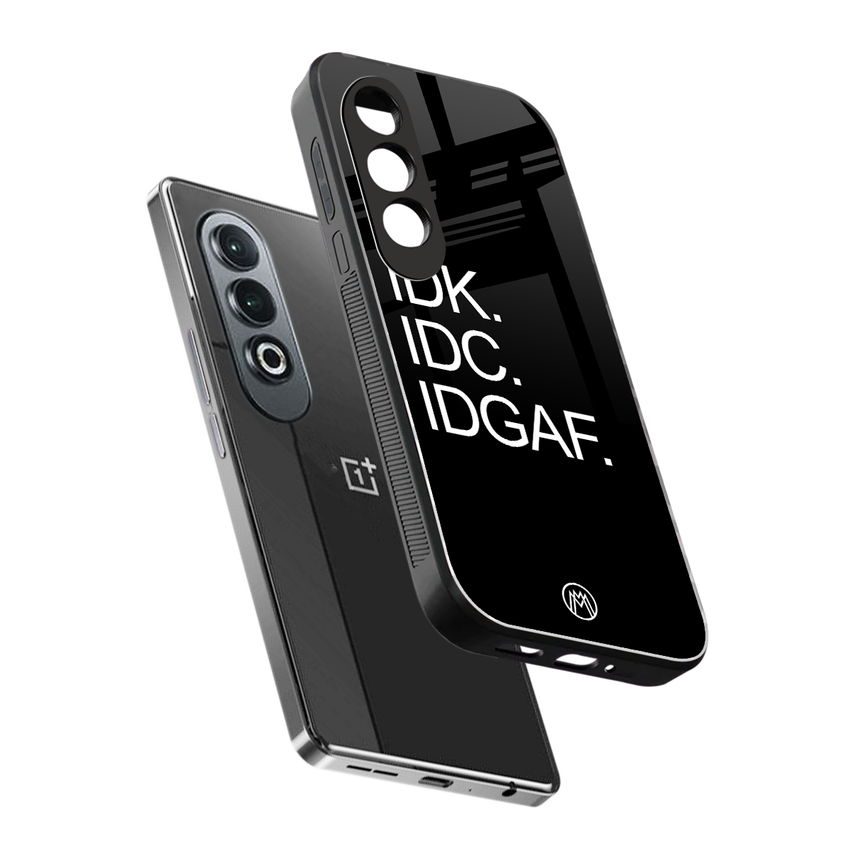 idgaf back phone cover | glass case for oneplus nord ce 4