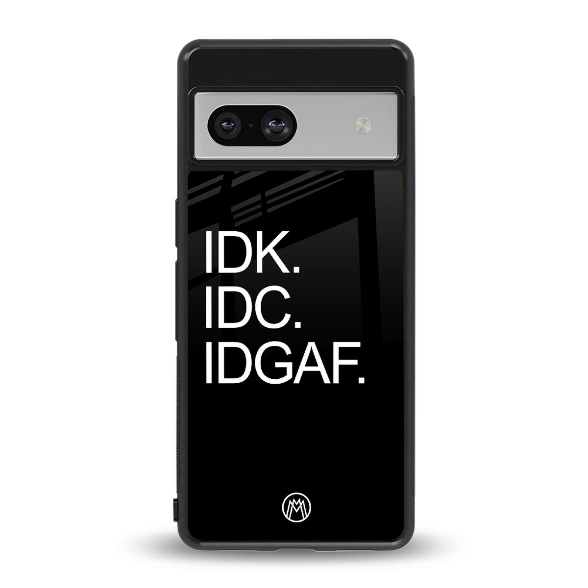 idgaf back phone cover | glass case for Google Pixel 7
