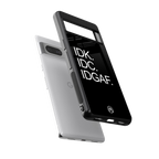 idgaf back phone cover | glass case for Google Pixel 7