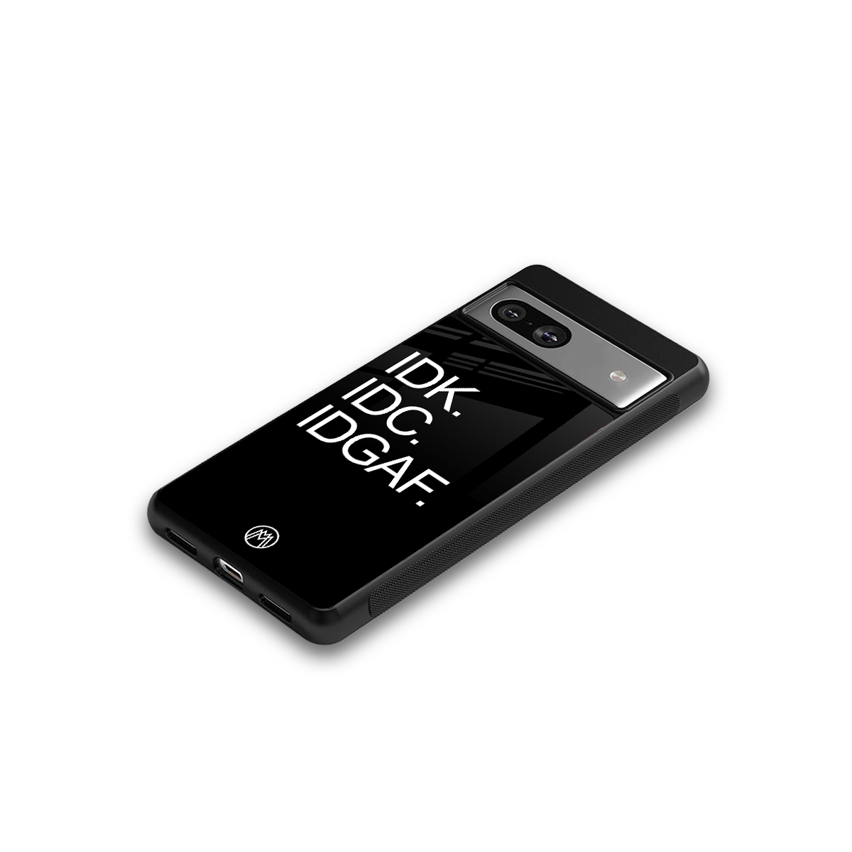 idgaf back phone cover | glass case for Google Pixel 7
