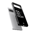 idgaf back phone cover | glass case for Google Pixel 8