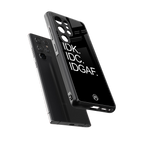 idgaf back phone cover | glass case for samsung galaxy s25 ultra