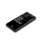 idgaf back phone cover | glass case for samsung galaxy s25 ultra