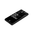 idgaf back phone cover | glass case for samsung galaxy s23 plus
