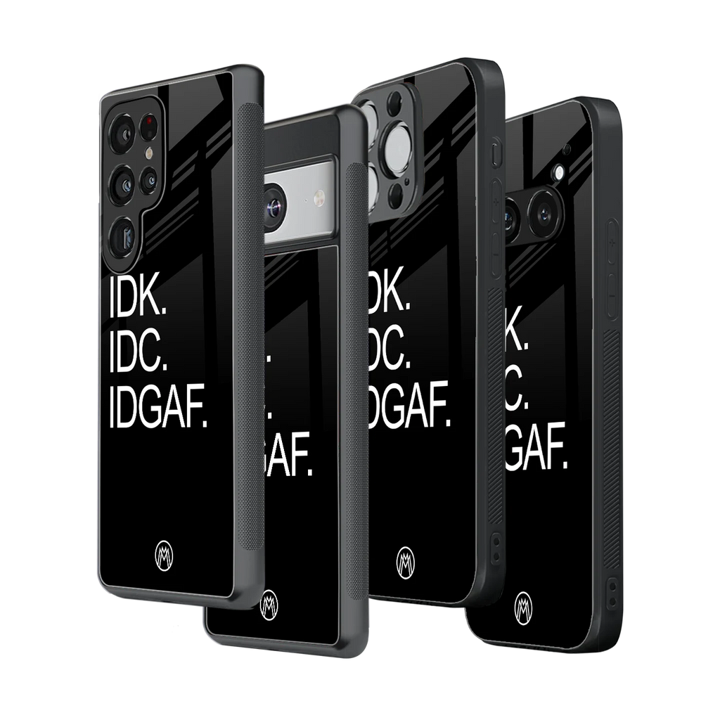 Stylish Glass Back Case for All Smartphones – iPhone, Samsung, OnePlus, Pixel, Redmi, Oppo, Vivo, Motorola