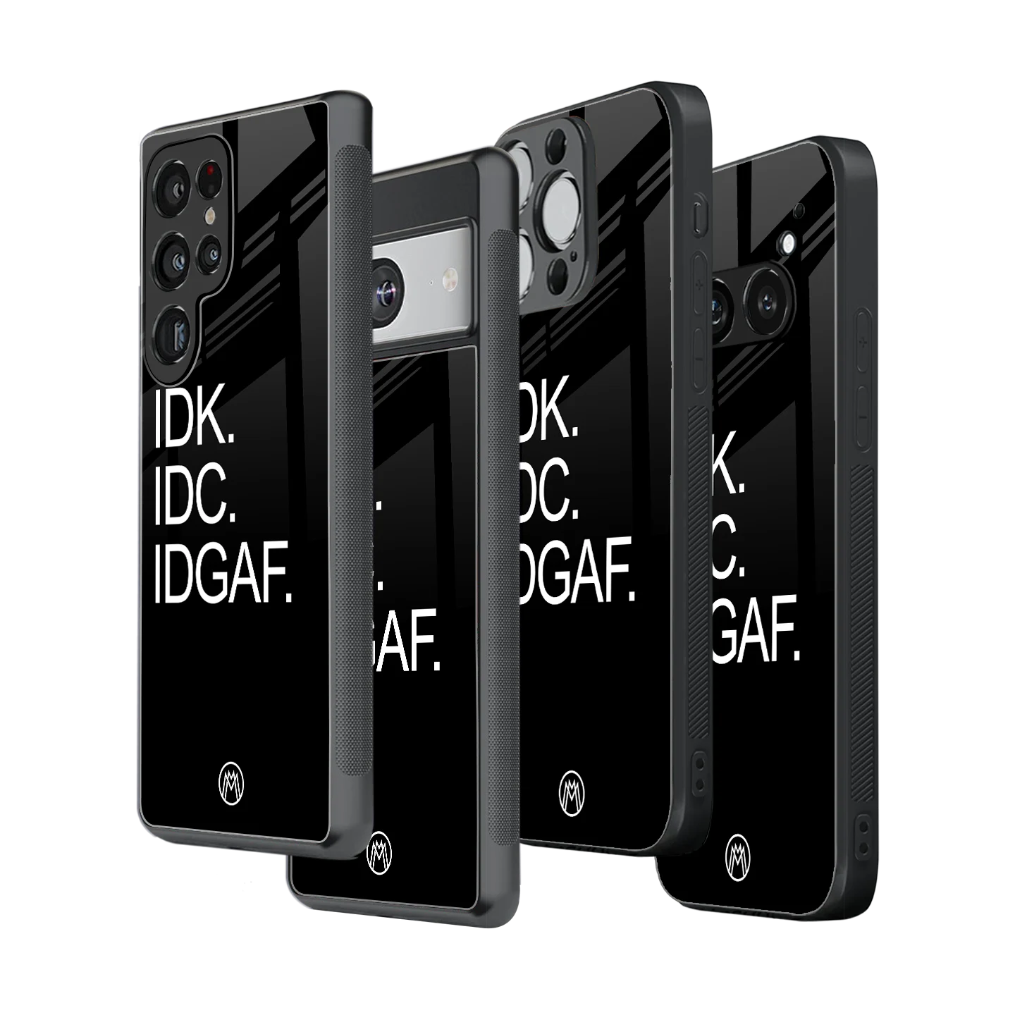 Stylish Glass Back Case for All Smartphones – iPhone, Samsung, OnePlus, Pixel, Redmi, Oppo, Vivo, Motorola