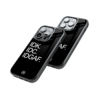 Protective Glass Back Phone Case Compatible with iPhone, Samsung, OnePlus, Pixel & More