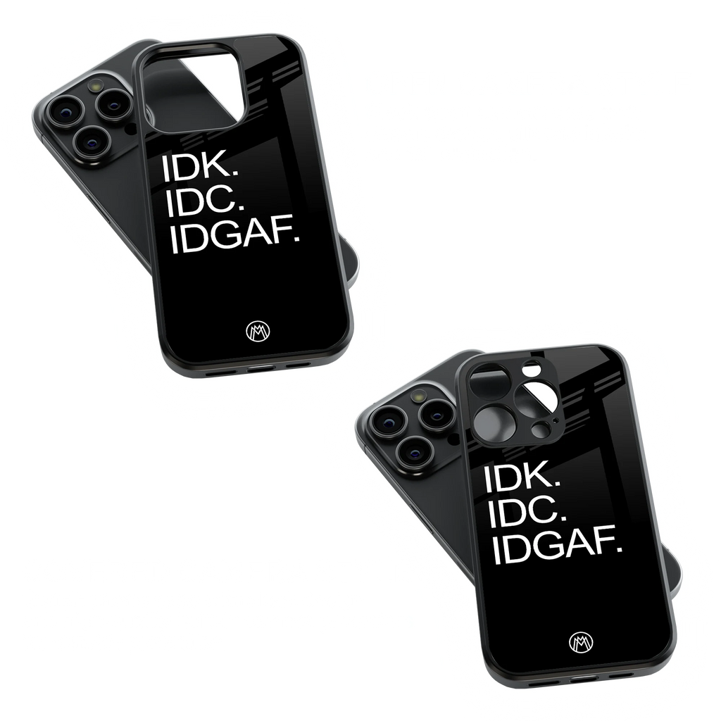 Trendy Glass Back Mobile Case for iPhone, Samsung, Redmi, OnePlus, Google Pixel, Motorola