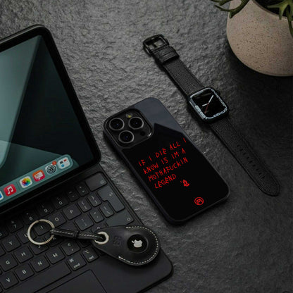 i am a legend back phone cover | glass case for samsung galaxy s23 ultra