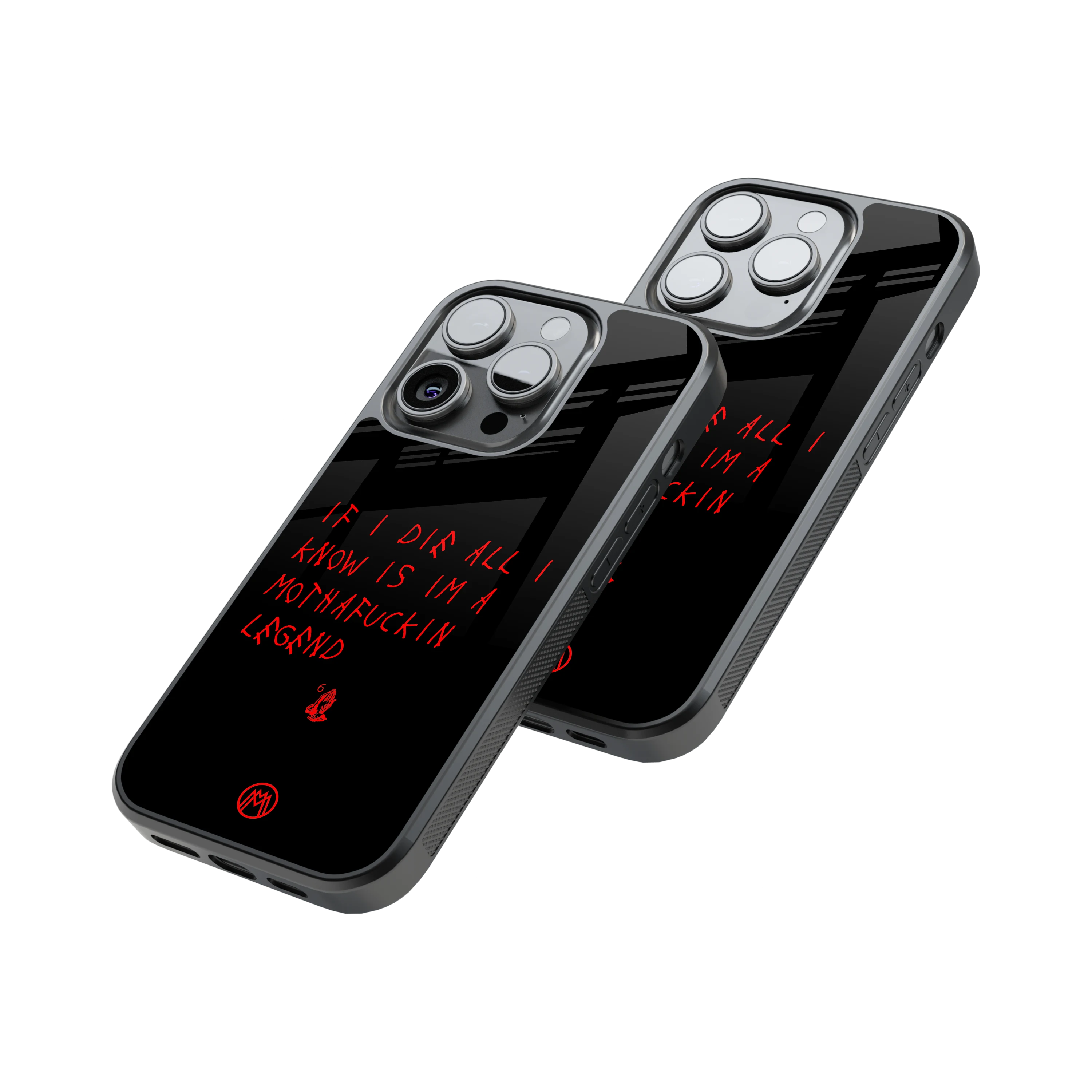 Protective Glass Back Phone Case Compatible with iPhone, Samsung, OnePlus, Pixel & More