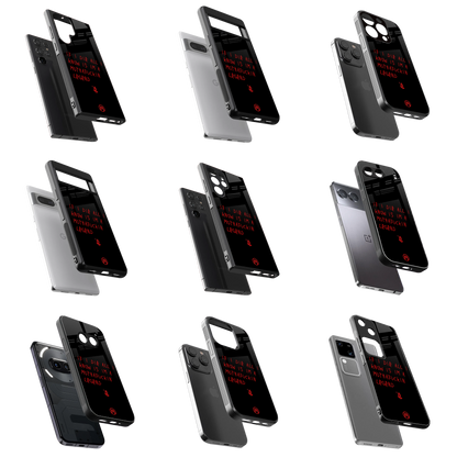 Durable Glass Back Mobile Case for iPhone, Samsung, OnePlus, Google Pixel, Redmi, Vivo, Oppo