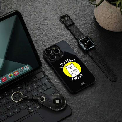 i do what i want back phone cover | glass case for Google Pixel 7A