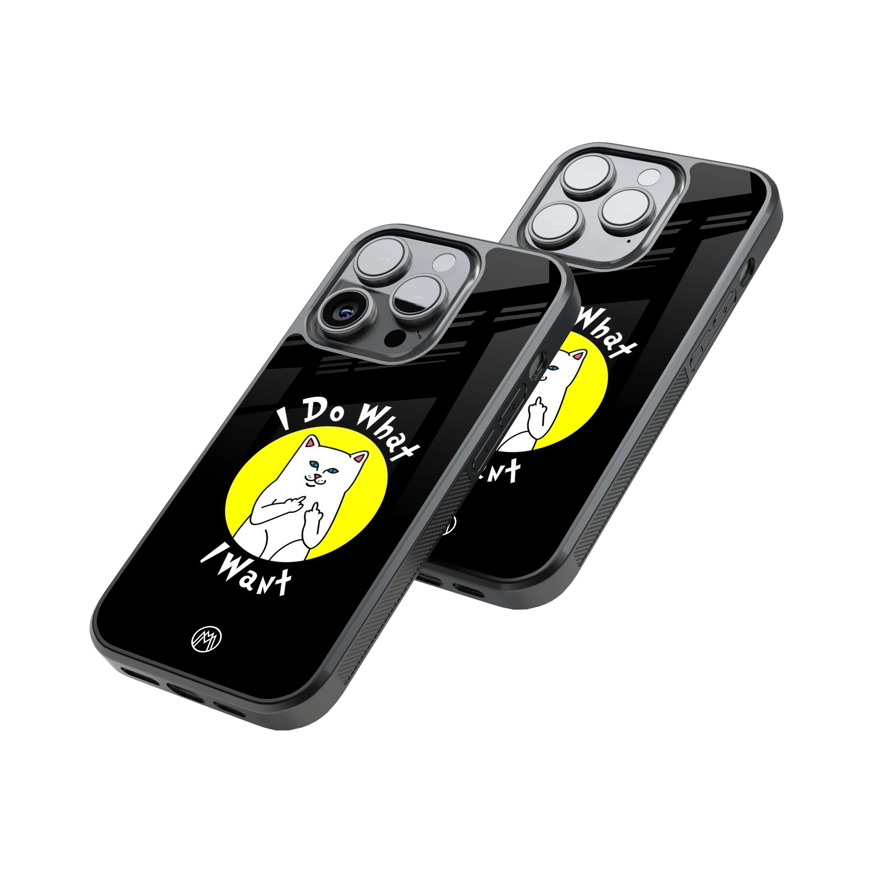 Protective Glass Back Phone Case Compatible with iPhone, Samsung, OnePlus, Pixel & More