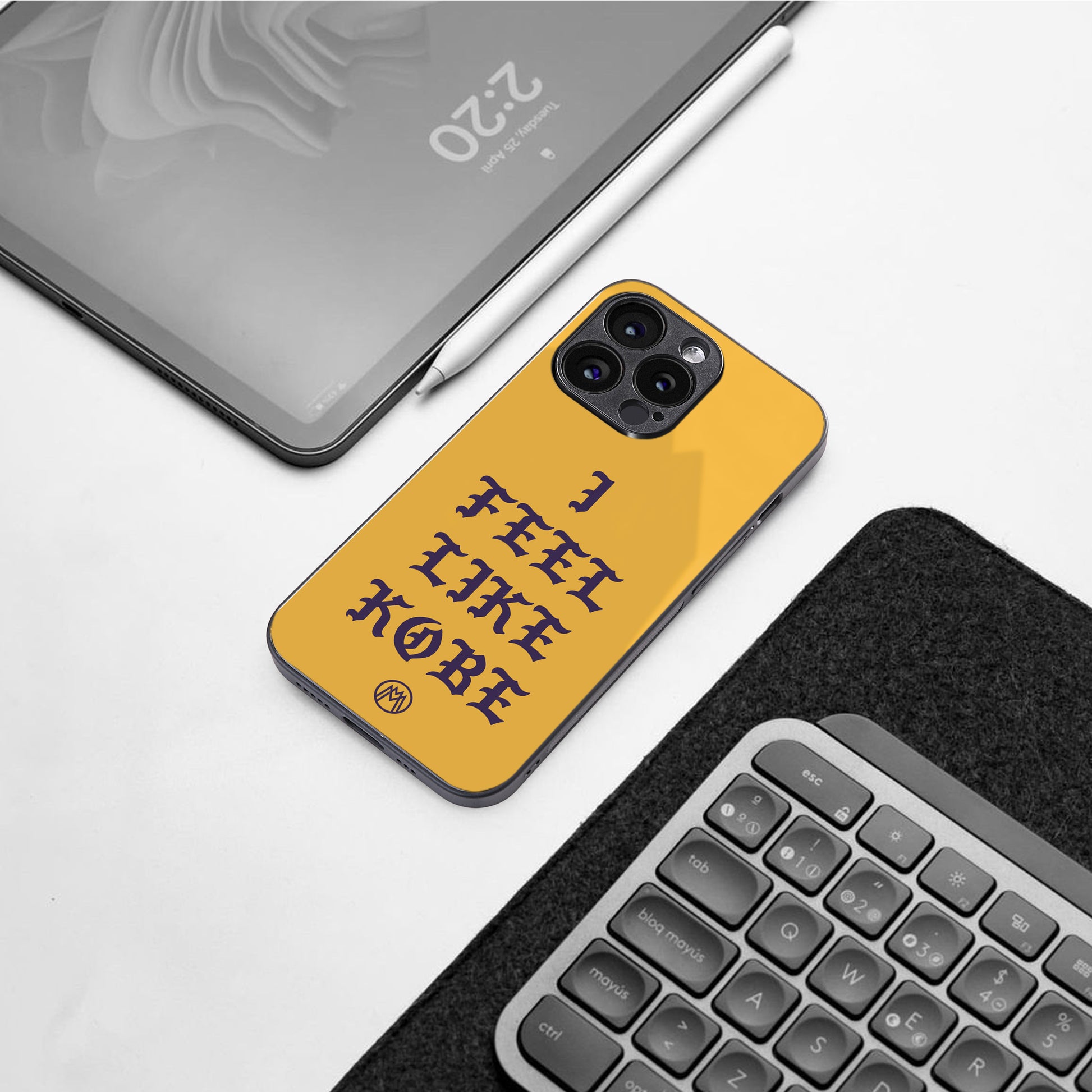 i feel like kobe back phone cover | glass case for iphone 16 pro max