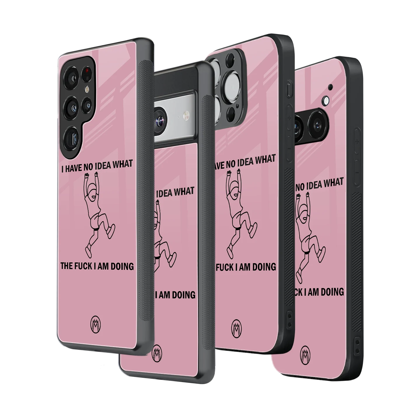 Stylish Glass Back Case for All Smartphones – iPhone, Samsung, OnePlus, Pixel, Redmi, Oppo, Vivo, Motorola