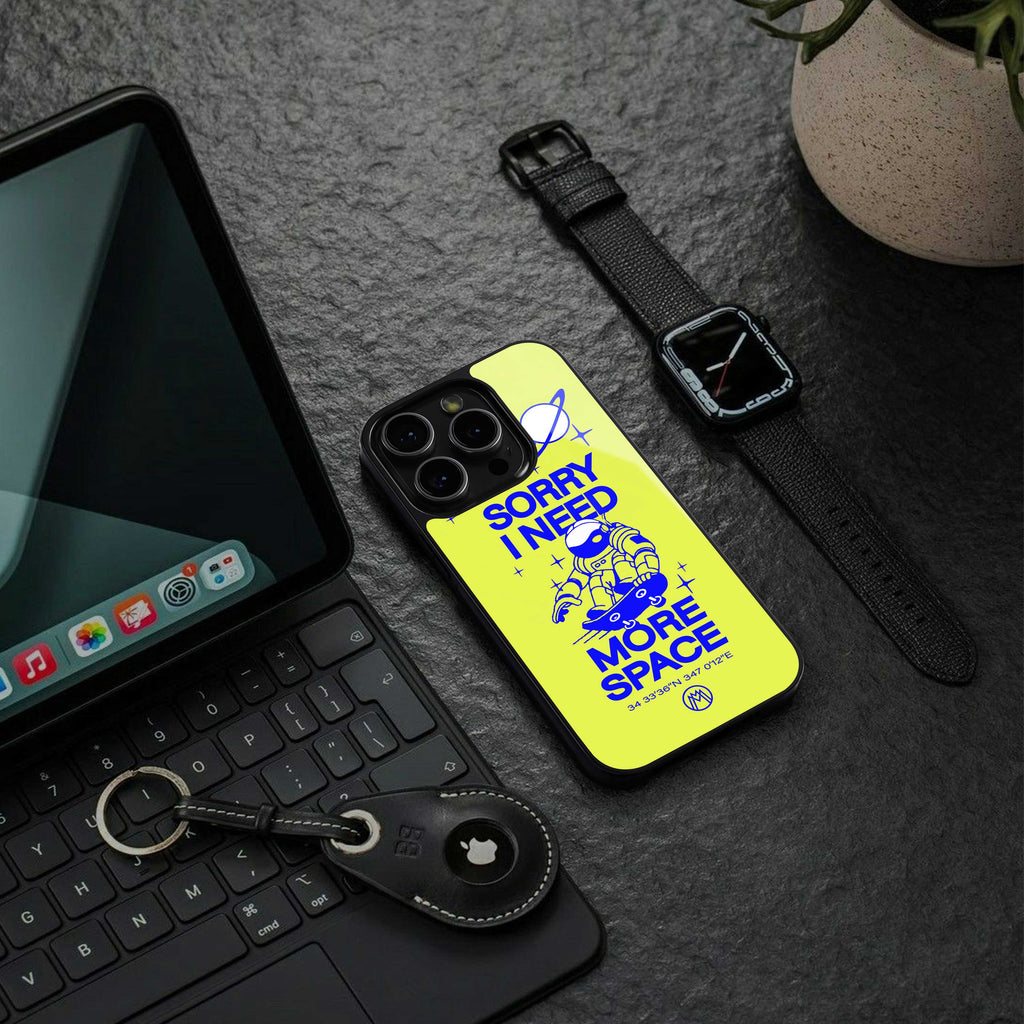 i need more space back phone cover | glass case for iphone 14 pro max