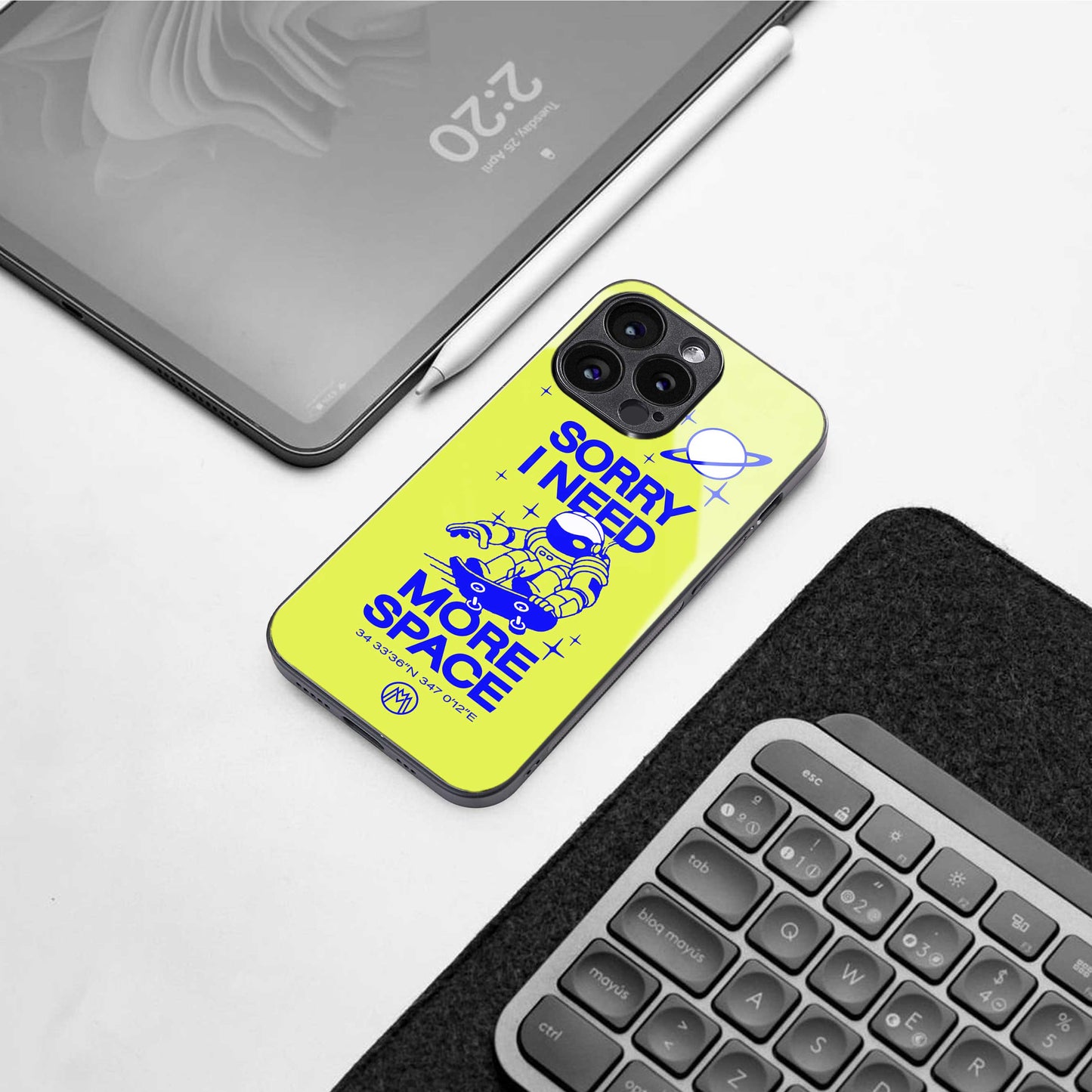 i need more space back phone cover | glass case for Google Pixel 7A