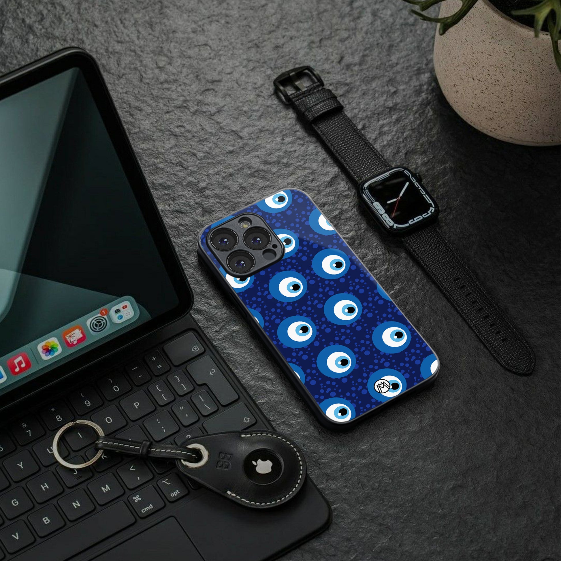 i see you back phone cover | glass case for iphone 16 pro max
