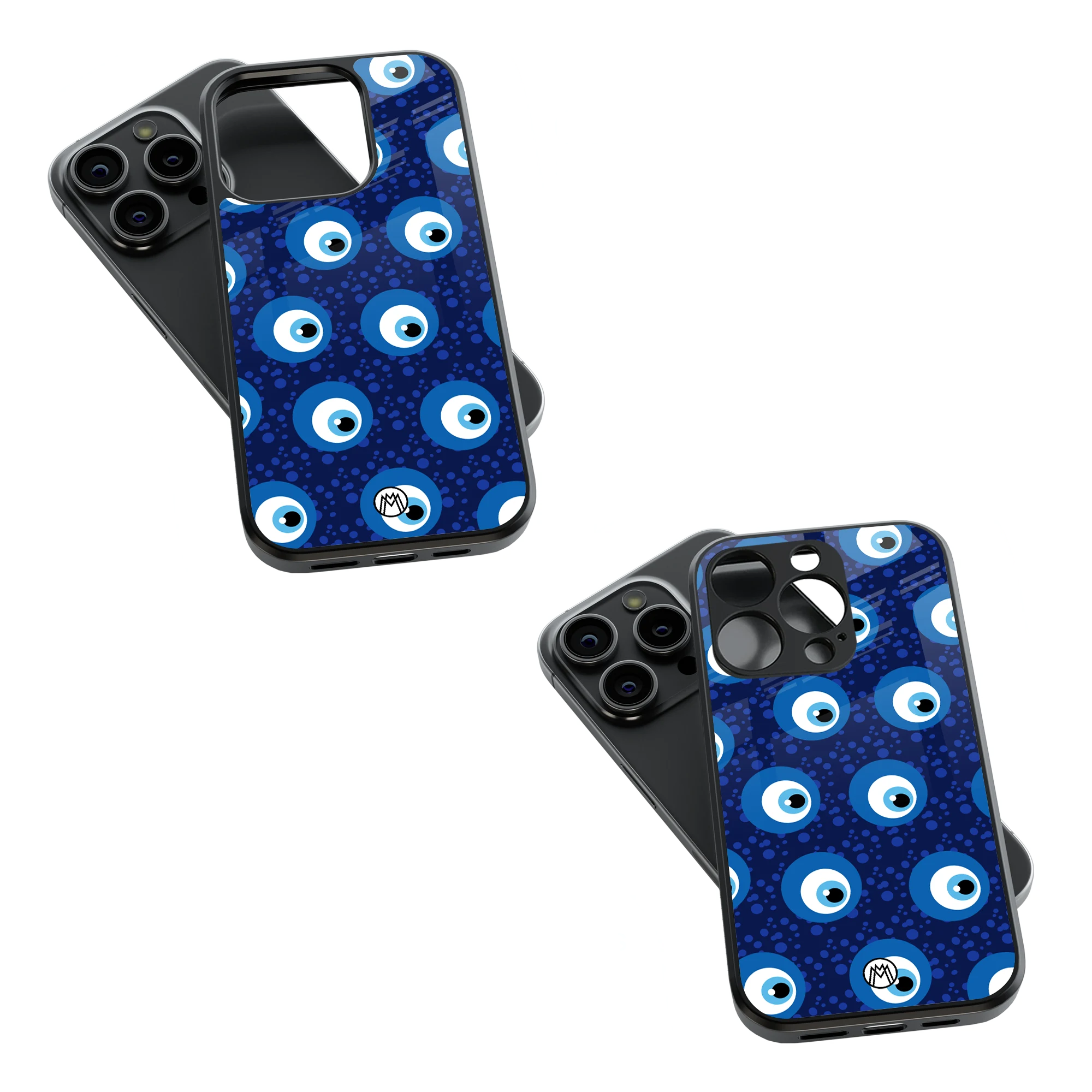Trendy Glass Back Mobile Case for iPhone, Samsung, Redmi, OnePlus, Google Pixel, Motorola
