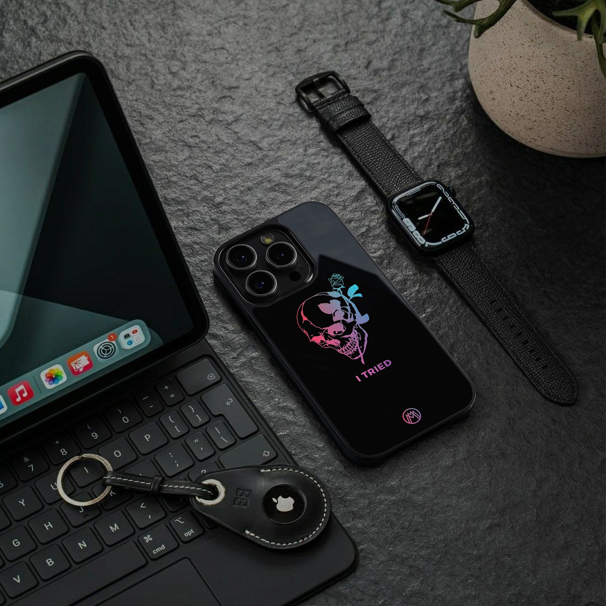 i tried back phone cover | glass case for iphone 15 pro