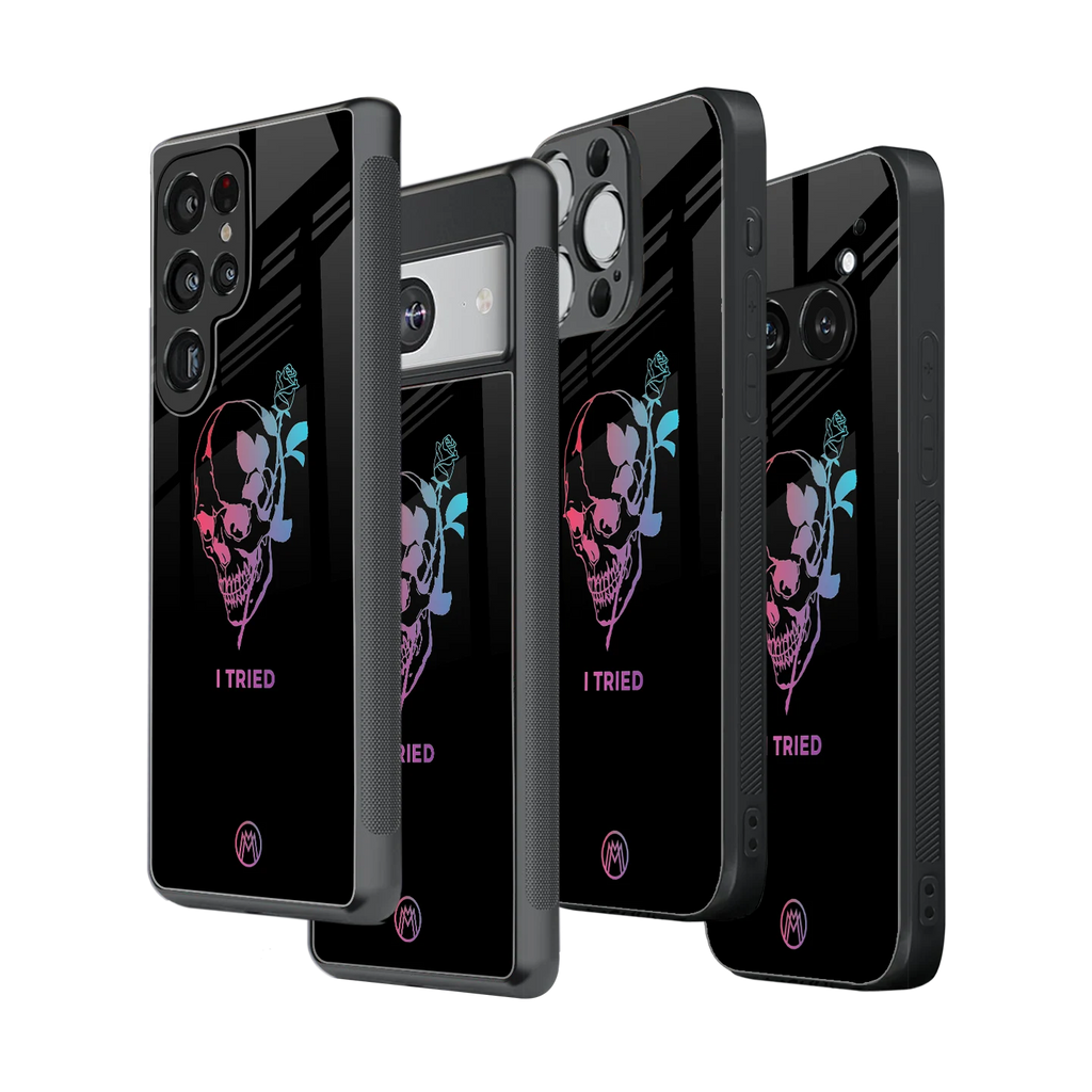 Stylish Glass Back Case for All Smartphones – iPhone, Samsung, OnePlus, Pixel, Redmi, Oppo, Vivo, Motorola
