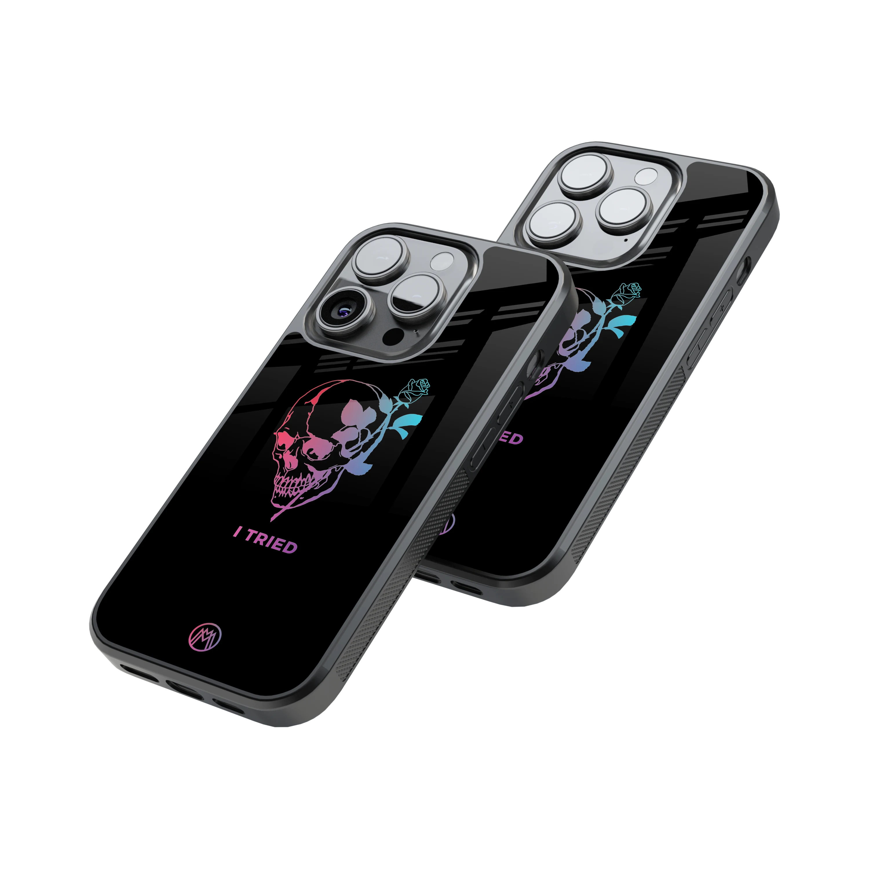 Protective Glass Back Phone Case Compatible with iPhone, Samsung, OnePlus, Pixel & More