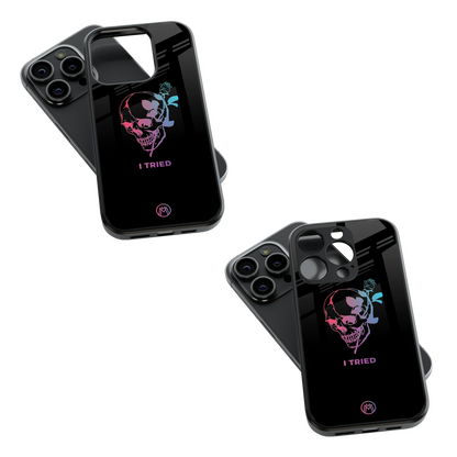 Trendy Glass Back Mobile Case for iPhone, Samsung, Redmi, OnePlus, Google Pixel, Motorola