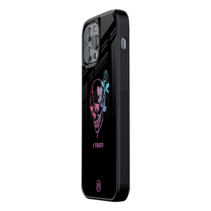 Slim Glass Back Phone Case for Multiple Brands – iPhone, Samsung, Redmi, OnePlus, Oppo, Vivo