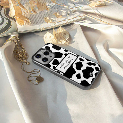 i wish people had trailers back phone cover | glass case for iphone 13 pro max