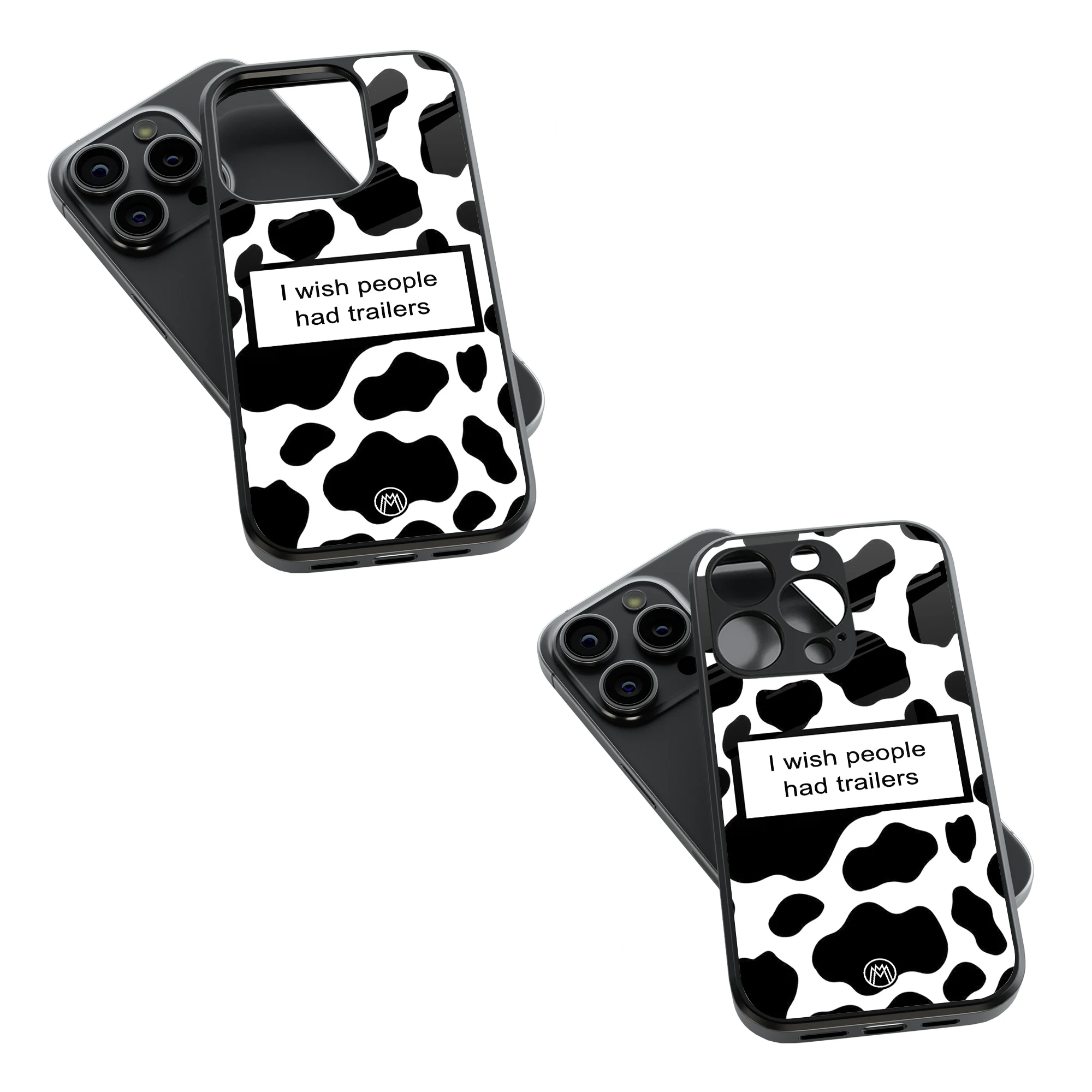 Trendy Glass Back Mobile Case for iPhone, Samsung, Redmi, OnePlus, Google Pixel, Motorola