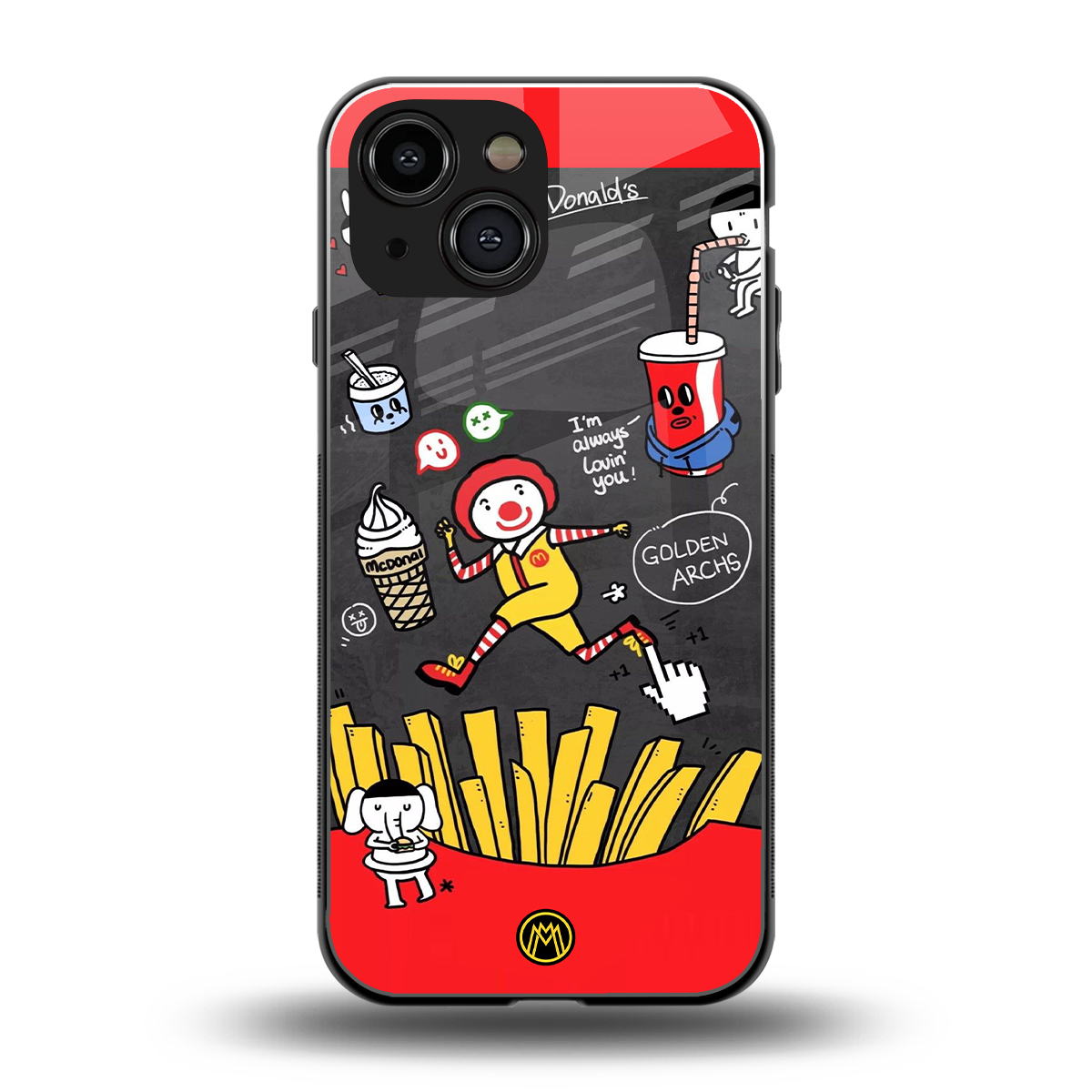 i'm always lovin' you back phone cover | glass case for iphone 13 mini
