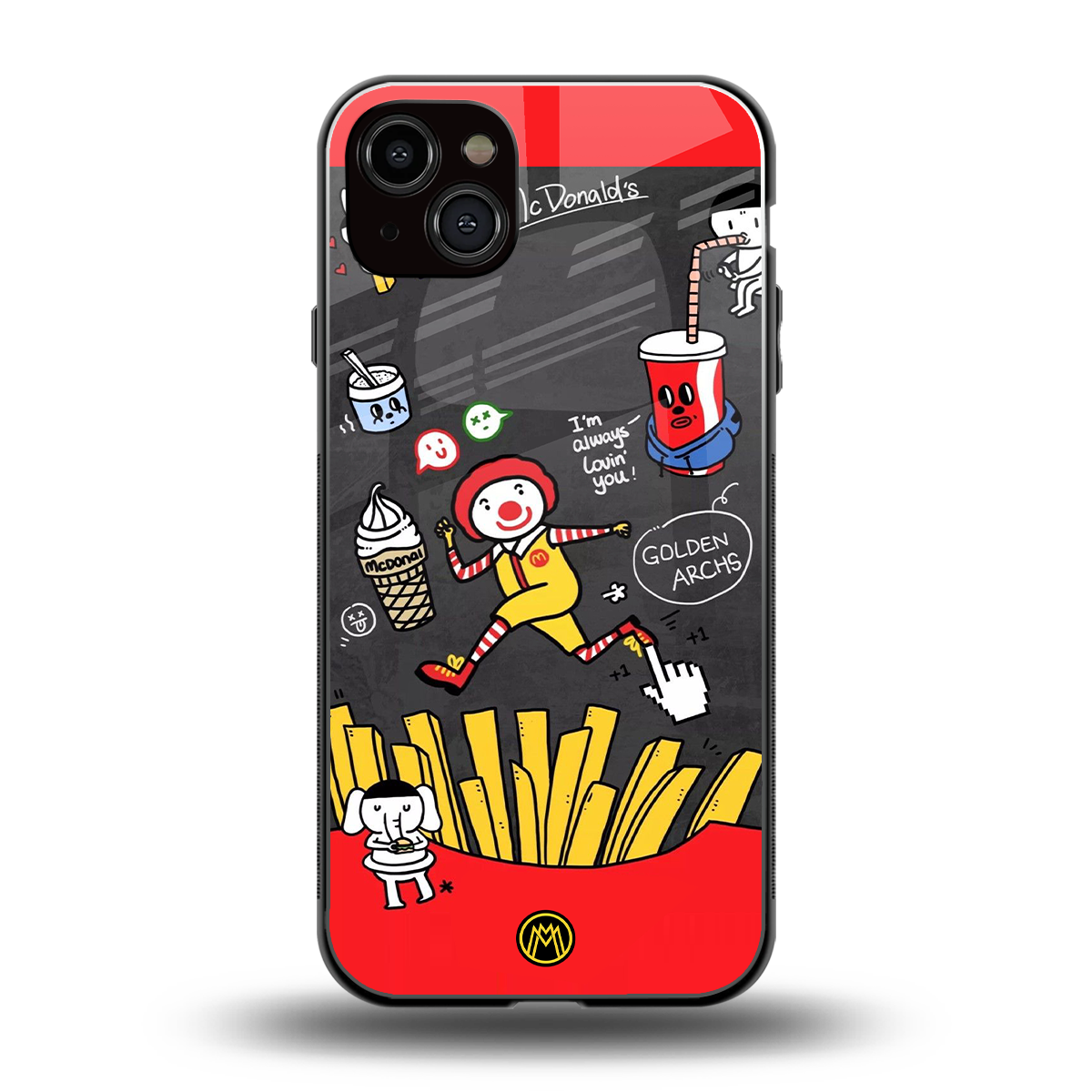 i'm always lovin' you back phone cover | glass case for iphone 15 plus