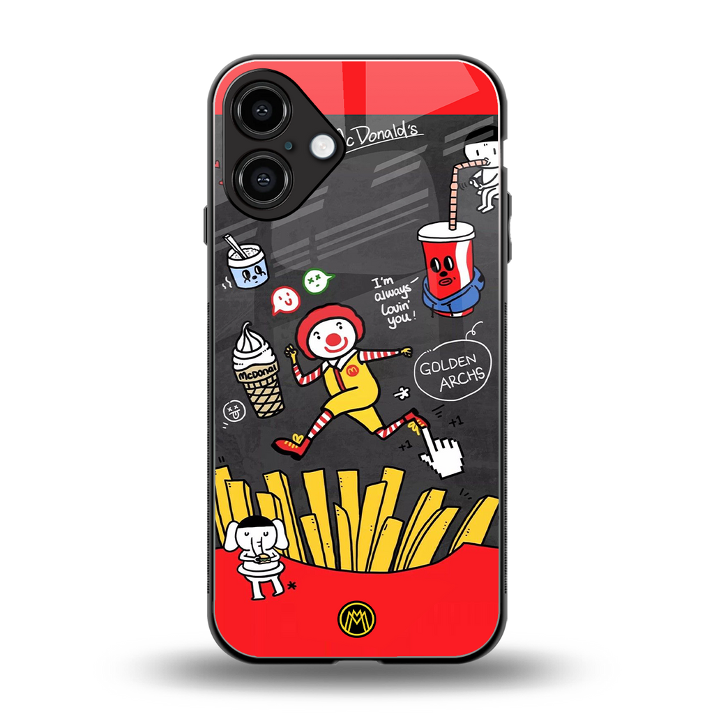 i'm always lovin' you back phone cover | glass case for iphone 16 plus