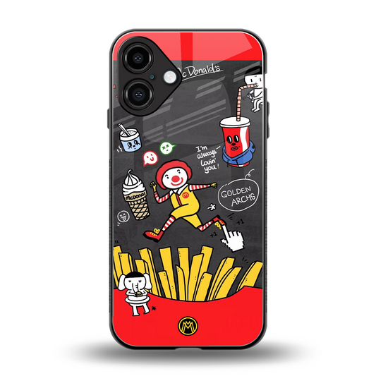i'm always lovin' you back phone cover | glass case for iphone 16 plus