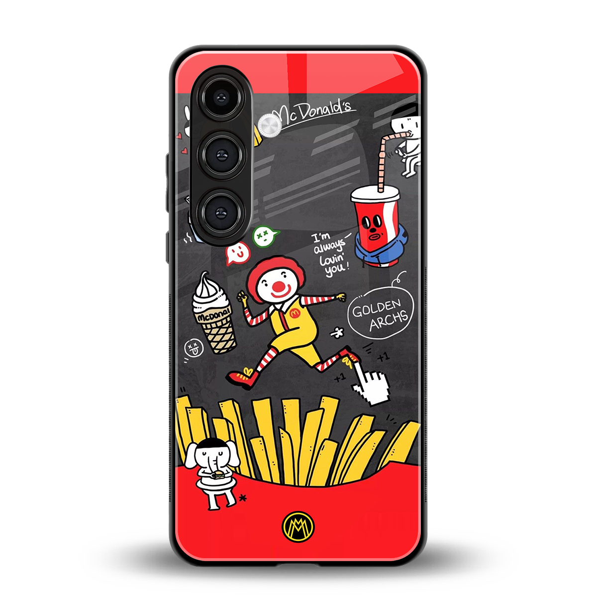 i'm always lovin' you back phone cover | glass case for samsung galaxy s24 plus